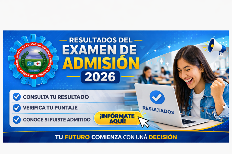 Resultados del Examen de Admisión 2026