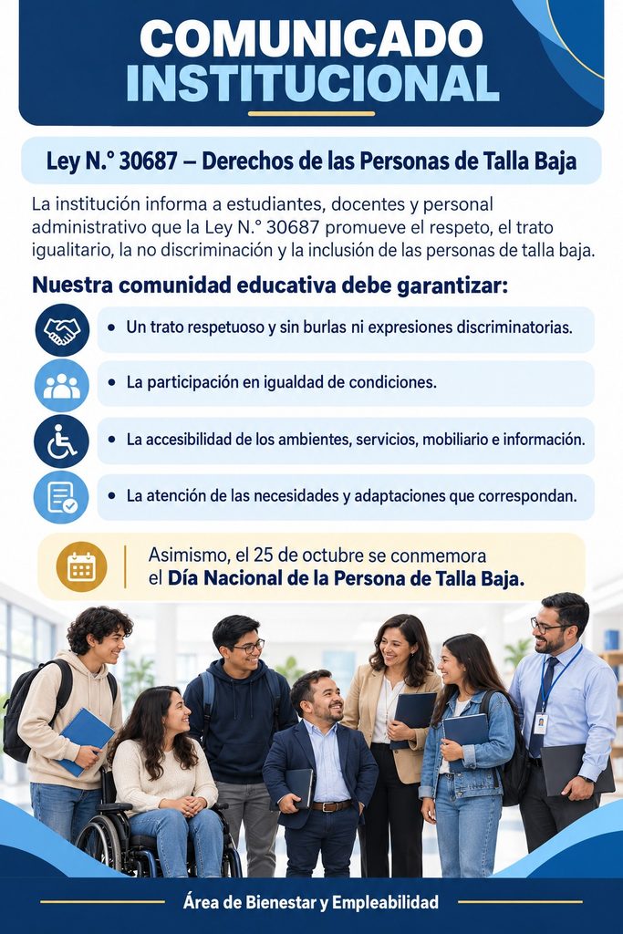 Comunicado institucional IESP Páucar del Sara Sara
